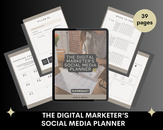 The Digital Marketer's Social Media Planner