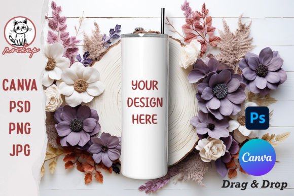 20oz Tumbler Mockup Canva