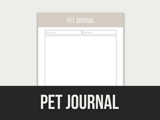 pet journal