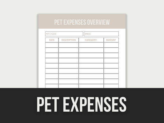 pet expenses