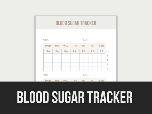 blood sugar tracker