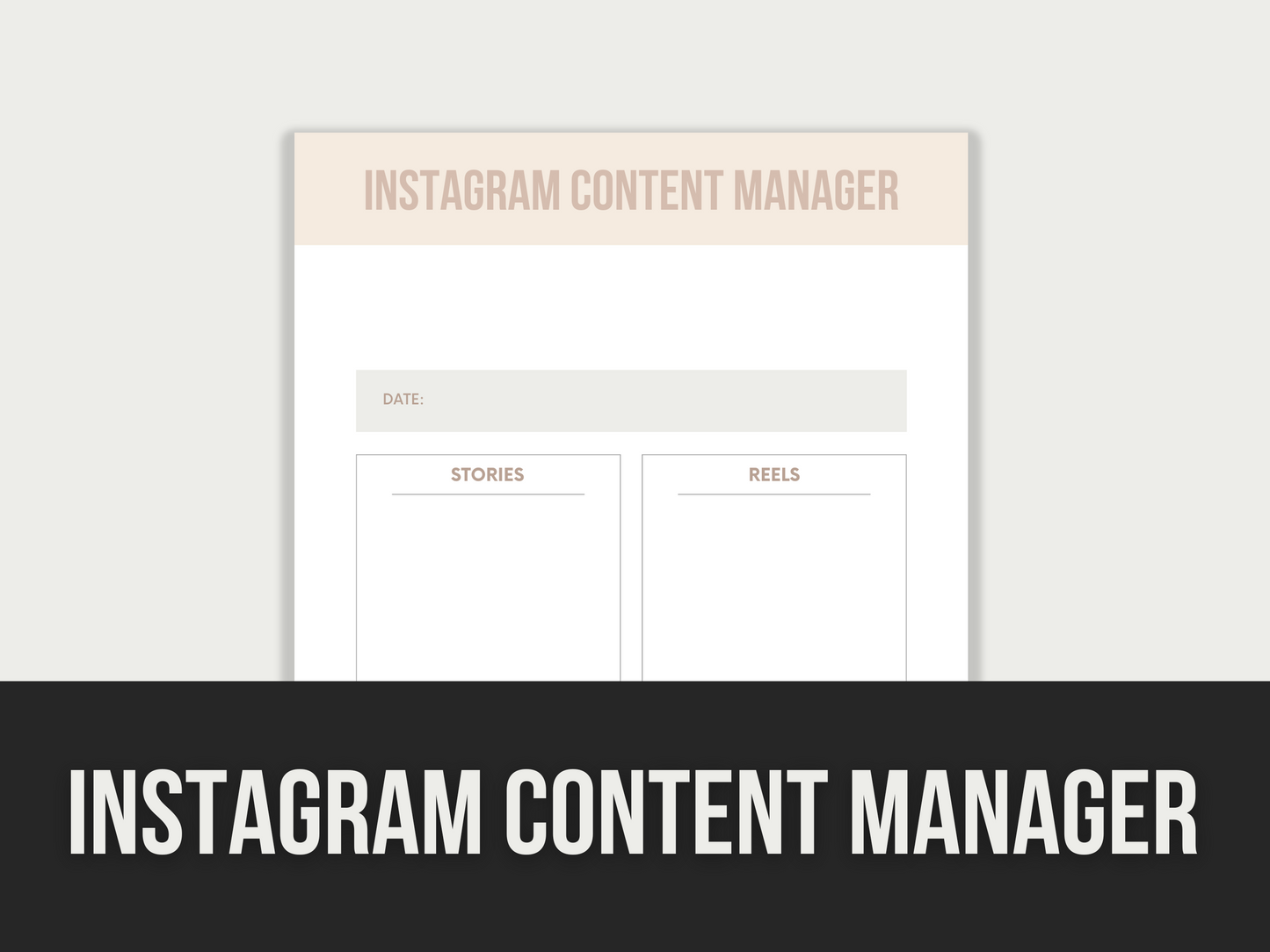 instagram content manager