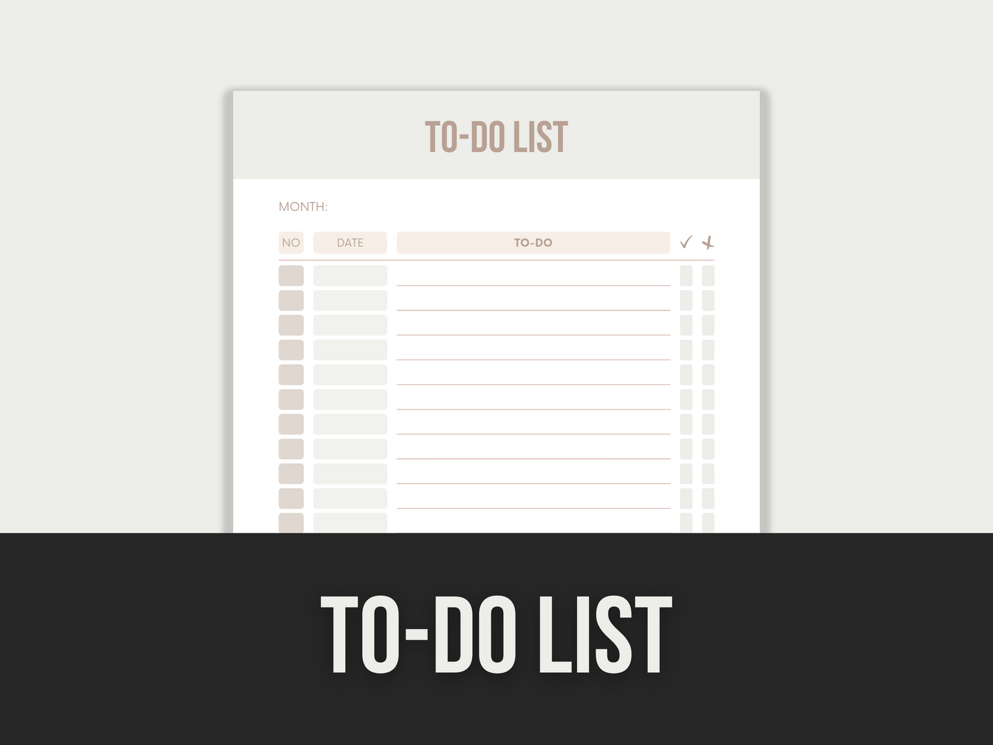 to-do list