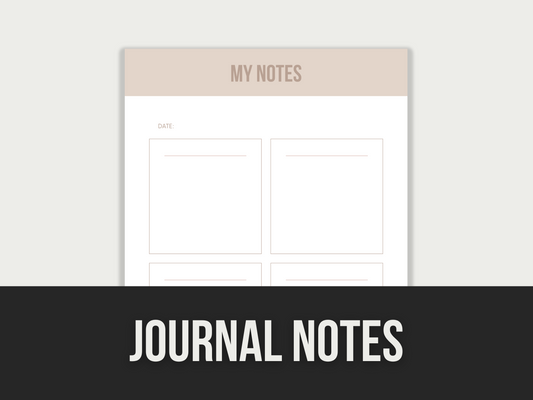 journal notes