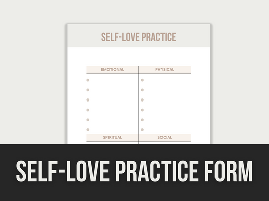 self-love practice form