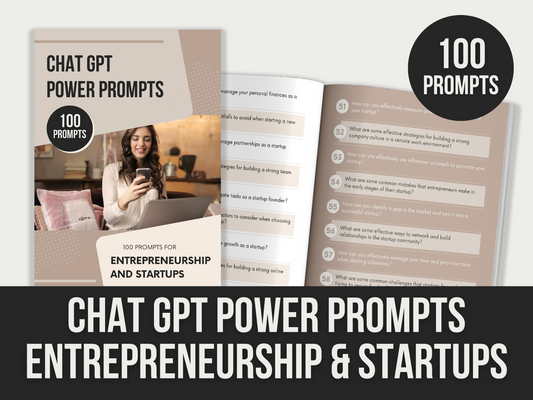 chatgpt power prompts entrepreneurship and startups