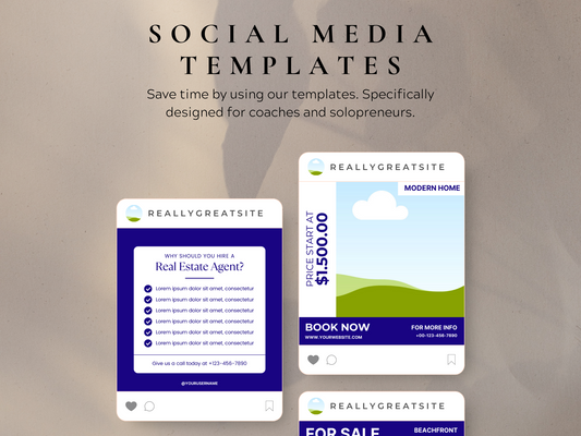 60 Real Estate Social Media Templates