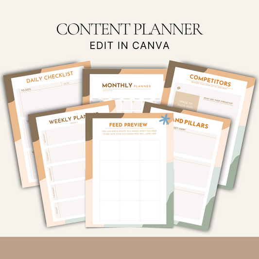 Social Media Branding & Content Planner