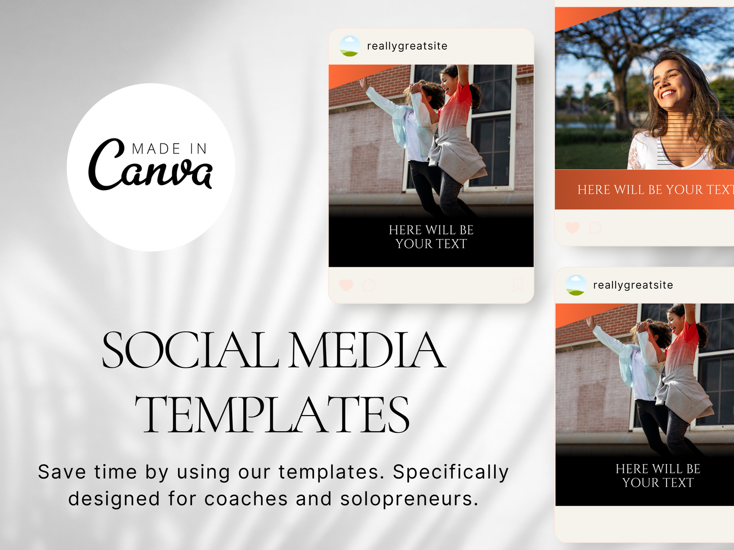 Business Instagram Canva Post Templates