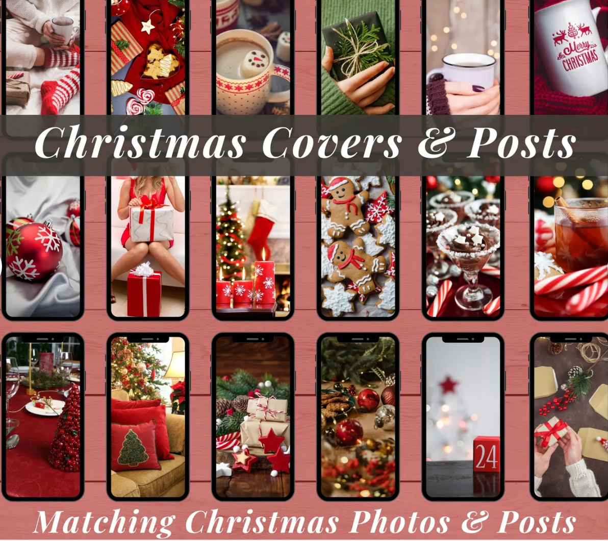 460 Christmas Covers & Post Templates