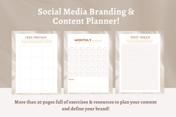 Social Media Branding & Content Planner