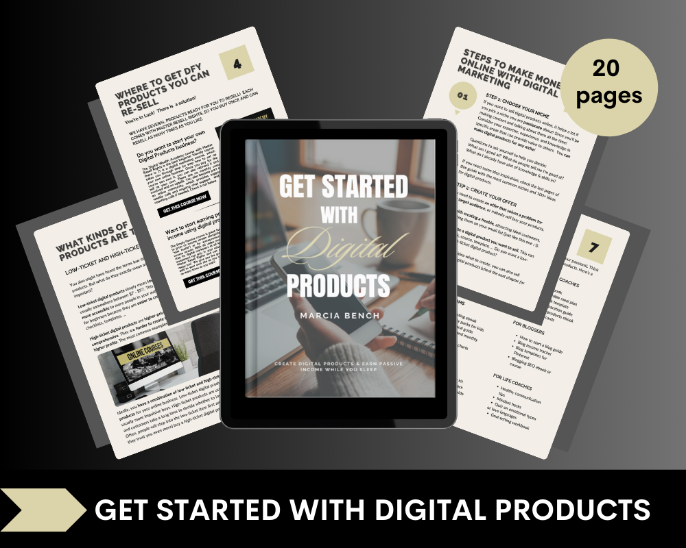 Get Started with Digital Products Ebook