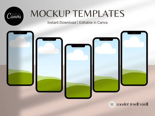 Mockup Templates for Digital Products